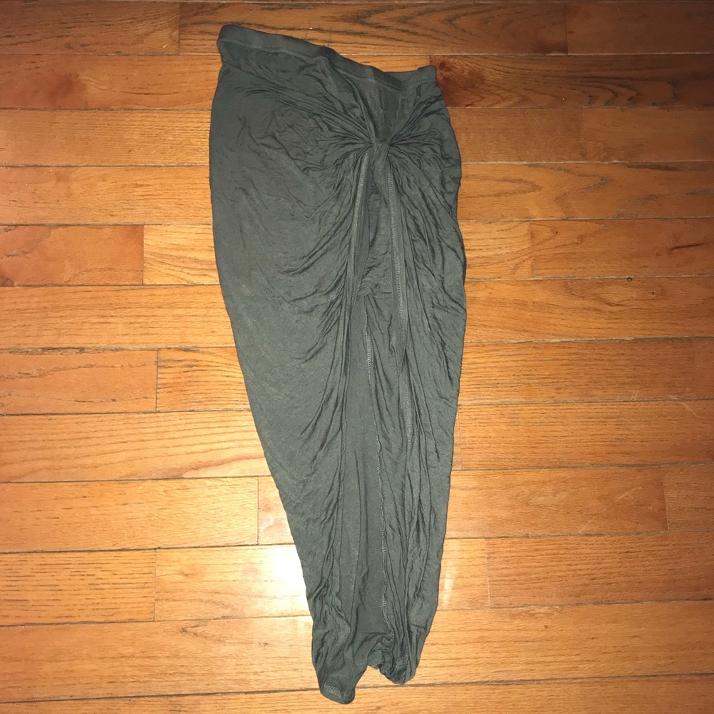 Forest green skirt